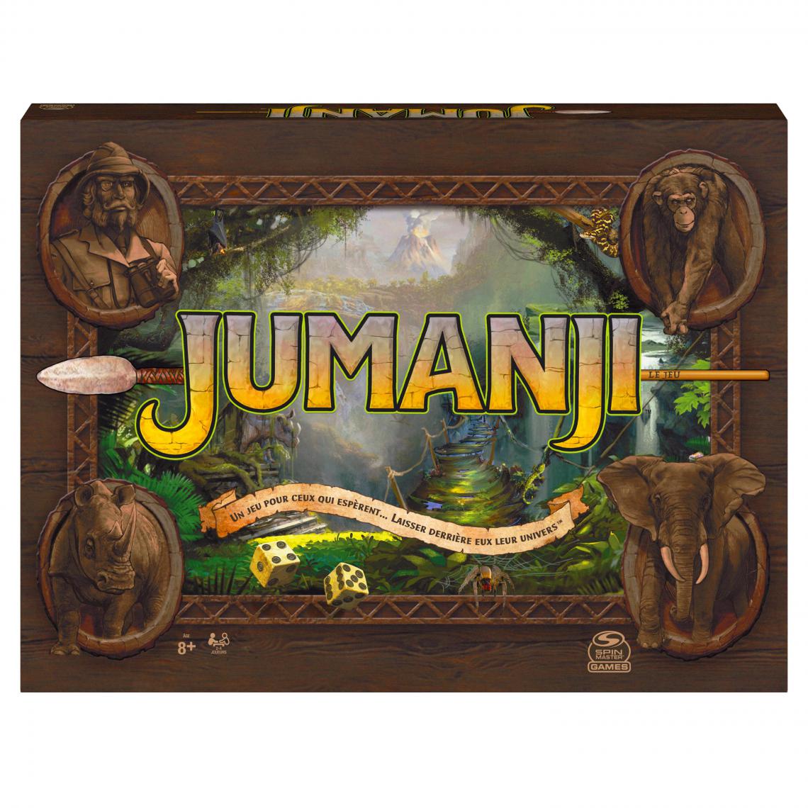 Spinmaster - Jeu De Société Jumanji Retro Nouvelle Edition - Jeux de cartes