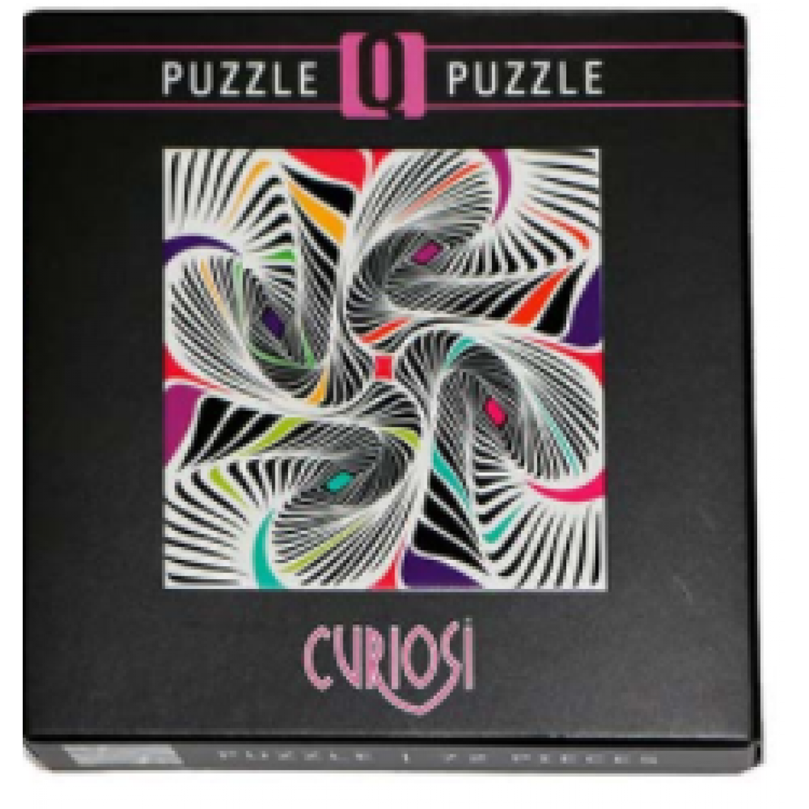 marque generique - Mini puzzle Pop color - Q rose - Puzzles Adultes