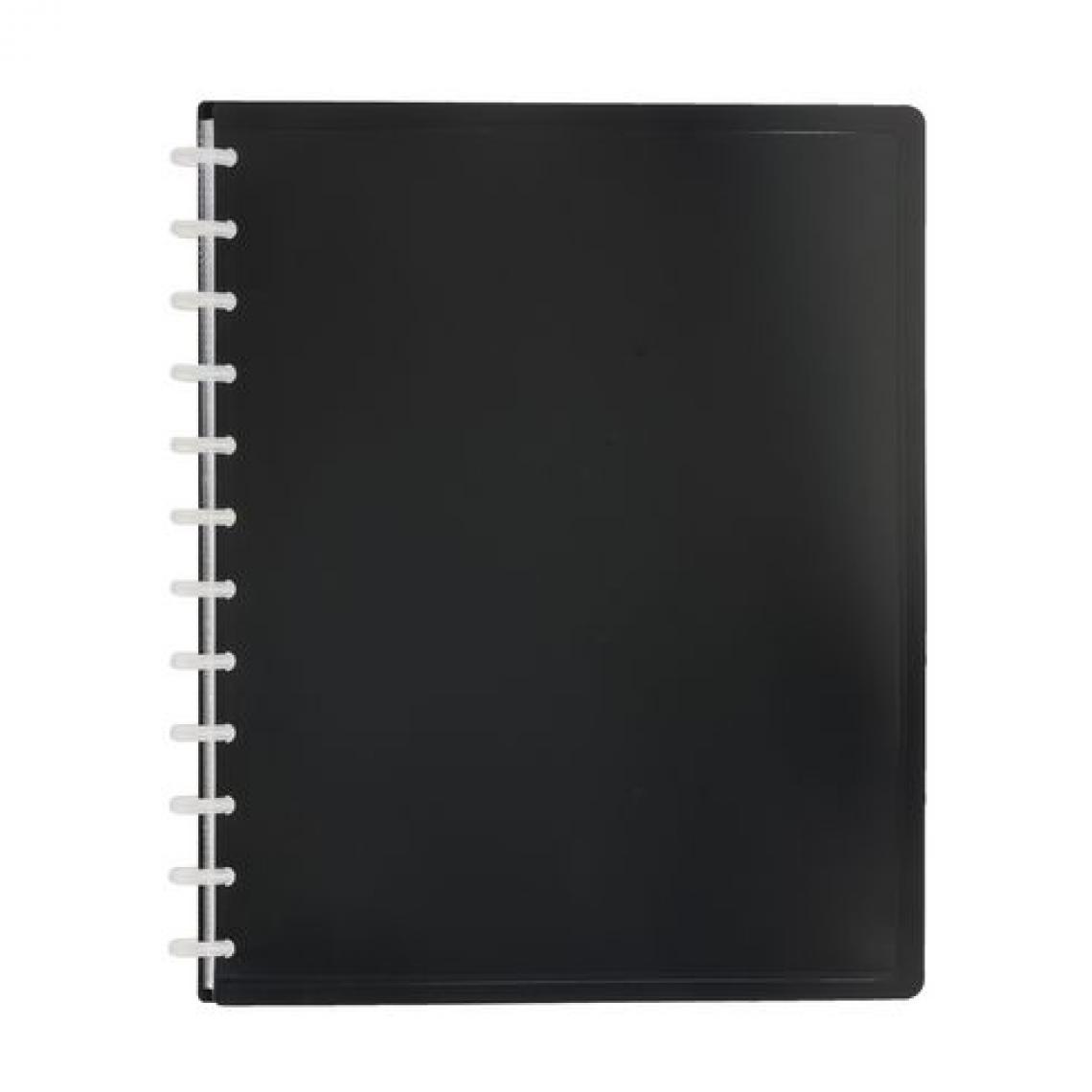 Viquel - Protège-documents Viquel Géode polypropylène opaque A4 noir - 40 pochettes - Accessoires Bureau