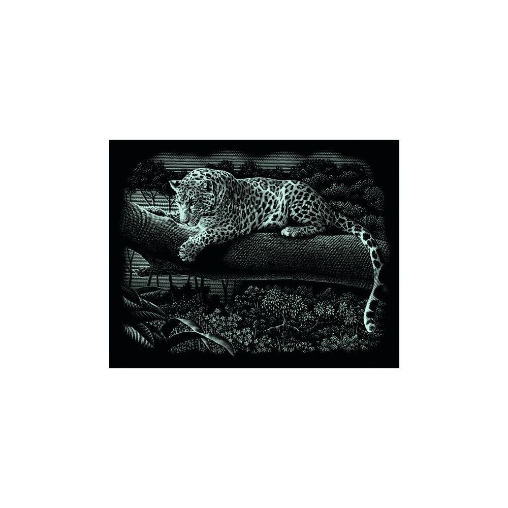 Mammut - Scraper Silber groß Querformat - Leopard - Jeux de cartes