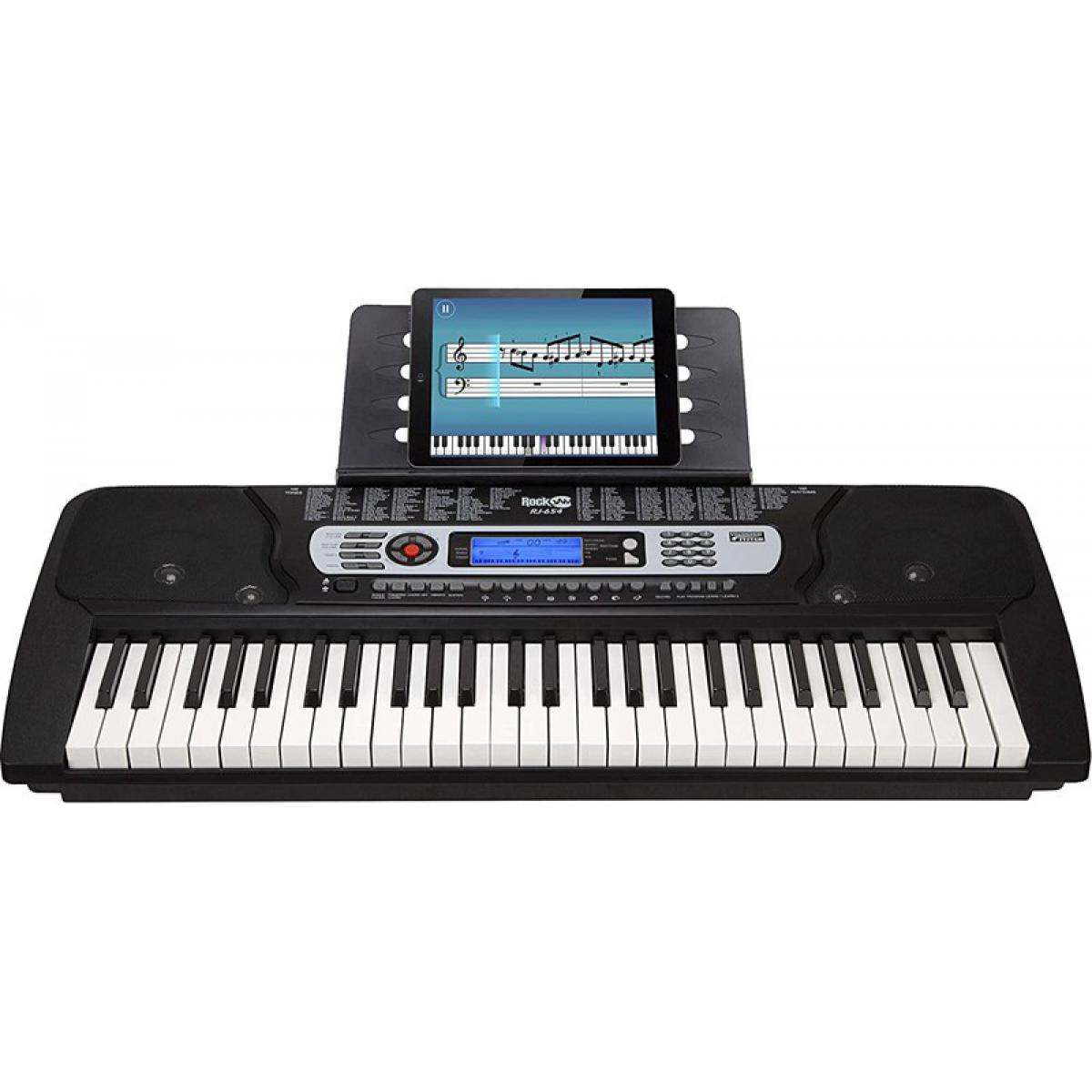 V - ROCKJAM Piano electronique 54 touches - RJ654 - Instruments de musique