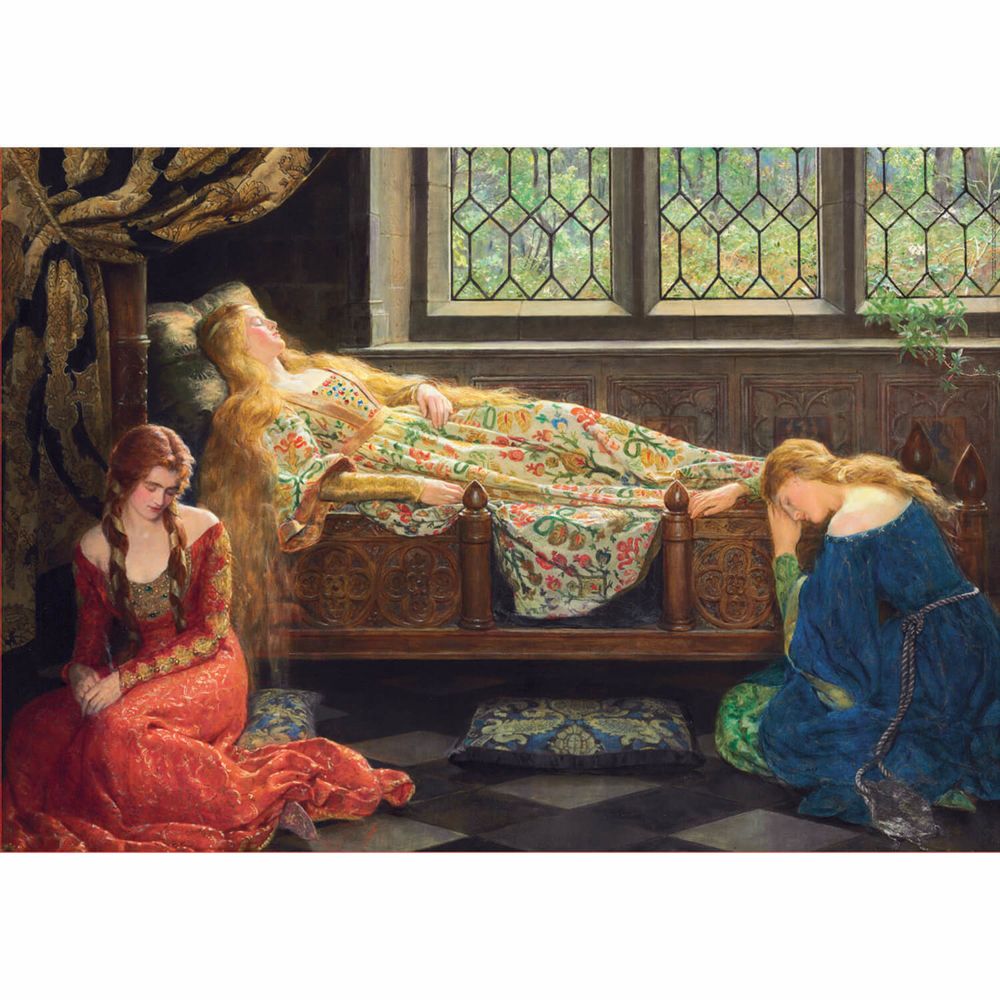 Educa - Puzzle 1500 pièces : La Belle au bois dormant, John Collier - Animaux
