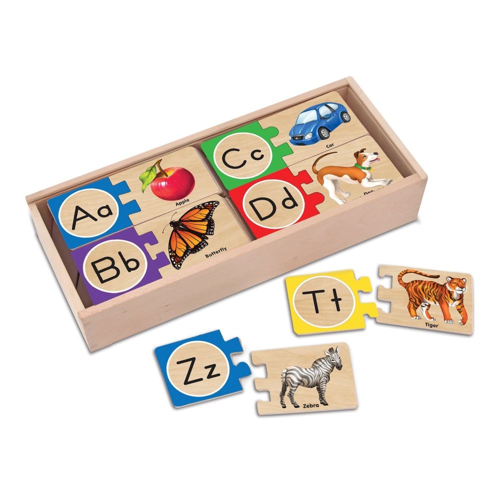 Melissa & Doug - Puzzle Alphabet Anglais - Jeux éducatifs