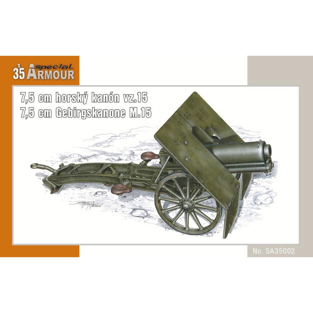 Special Hobby - Maquette Canon 7.5 cm M.15 - Figurines militaires