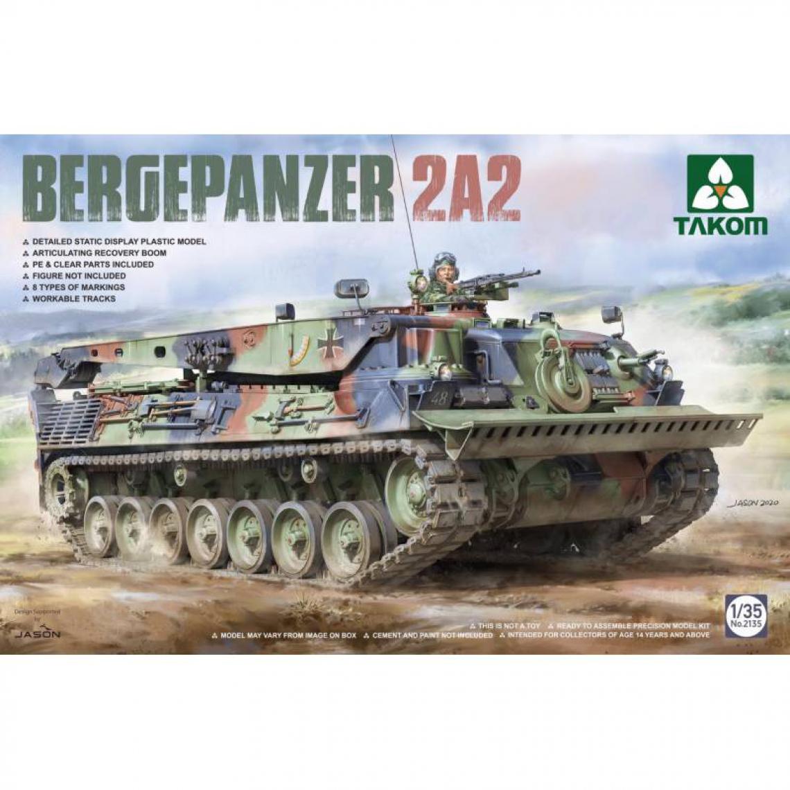 Takom - Maquette Char Bergepanzer 2a2 - Chars