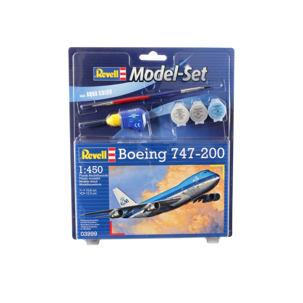 Revell - Model Set Boeing 747-200 - Avions