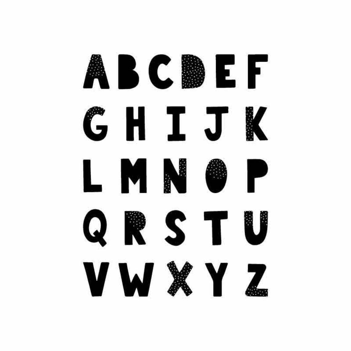Artemio - Set de tampons transparent - Jolies comptines alphabet - Accessoires Bureau