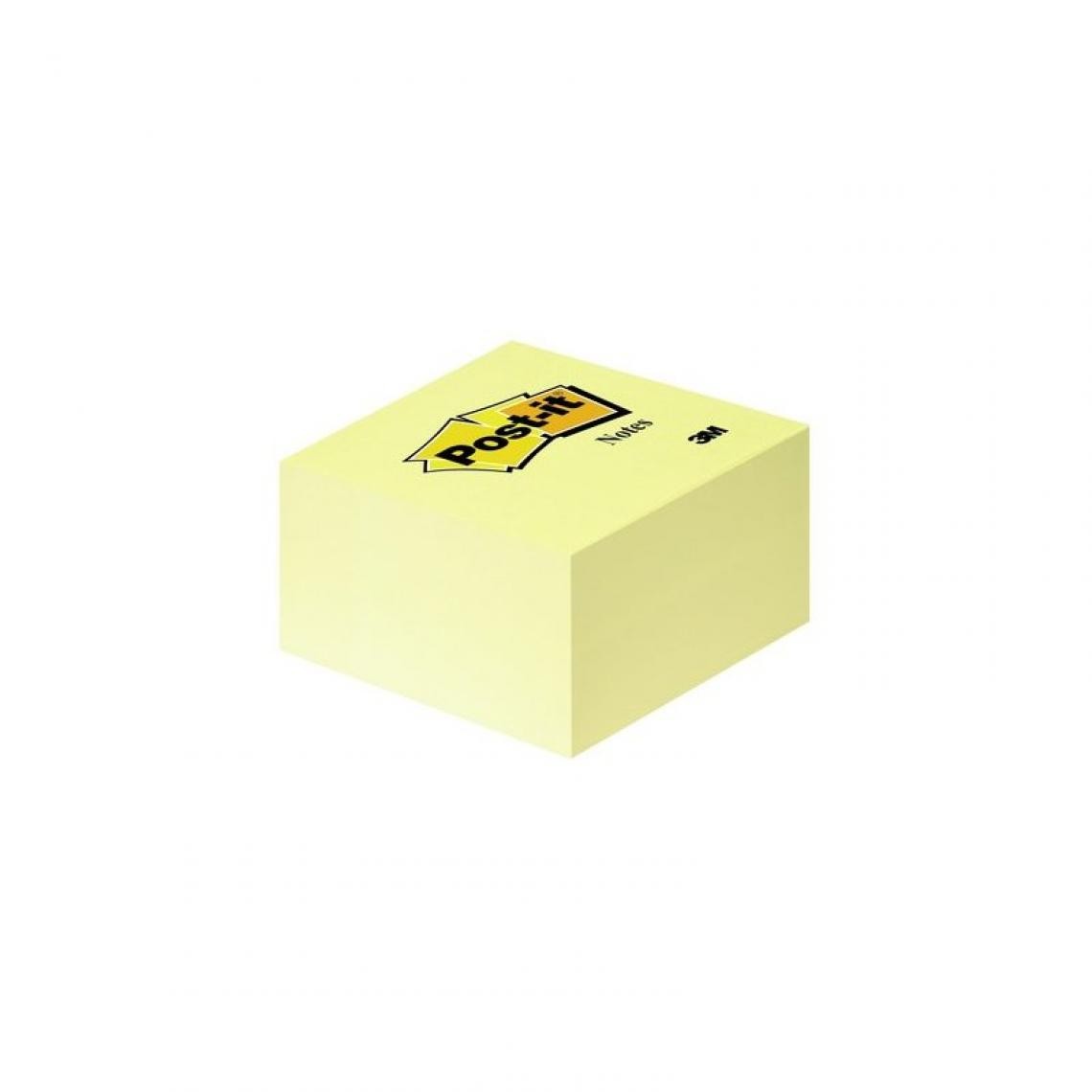 Post-It - Post-it Bloc-note cube, 76 x 76 mm, jaune canari () - Accessoires Bureau