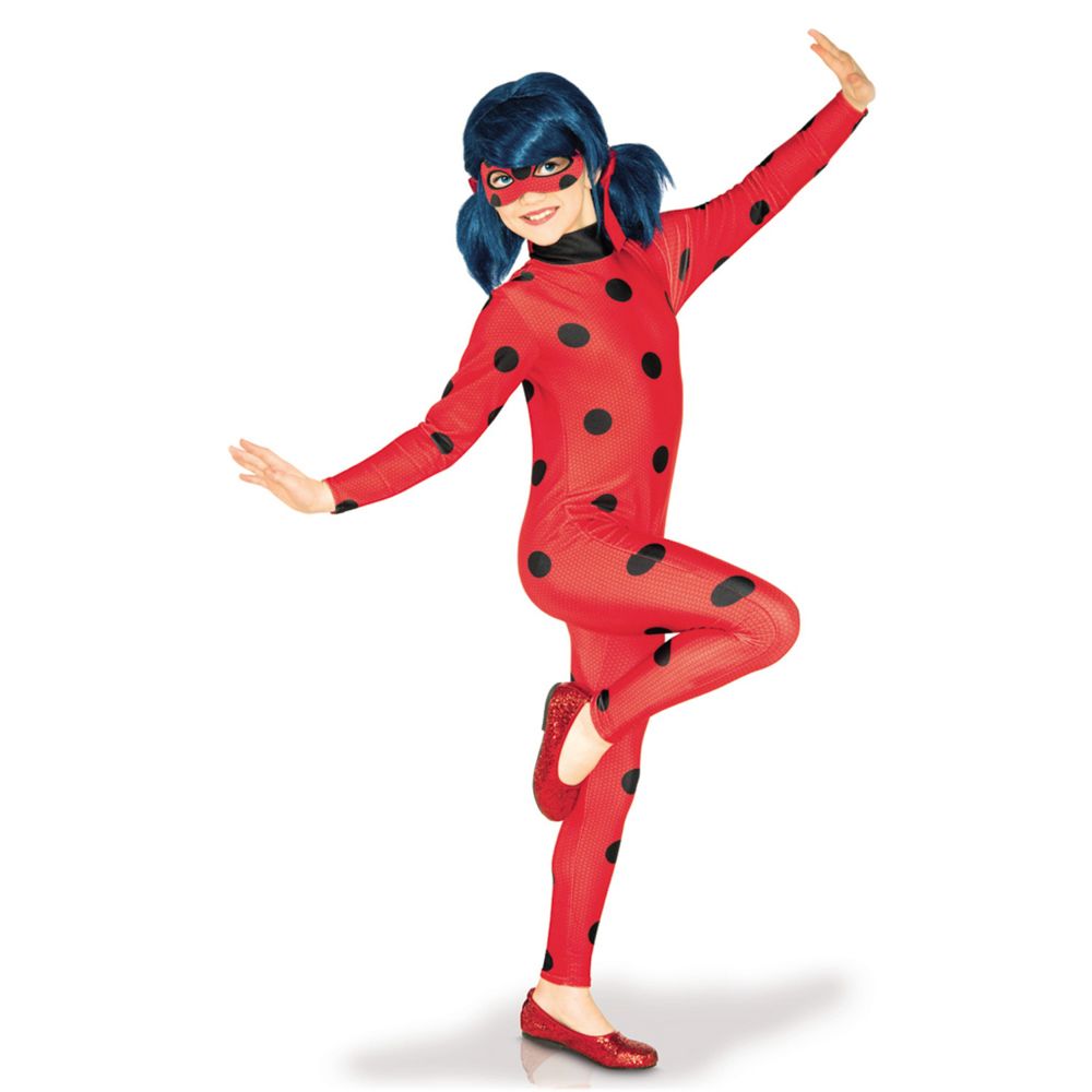 Rubies - Déguisement Miraculous Ladybug : 9/10 ans - Films et séries