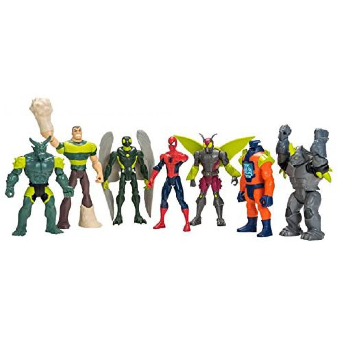 Hasbro - 6 Figurines méchants et 1 figurine Spider-Man de 15 cm - Films et séries