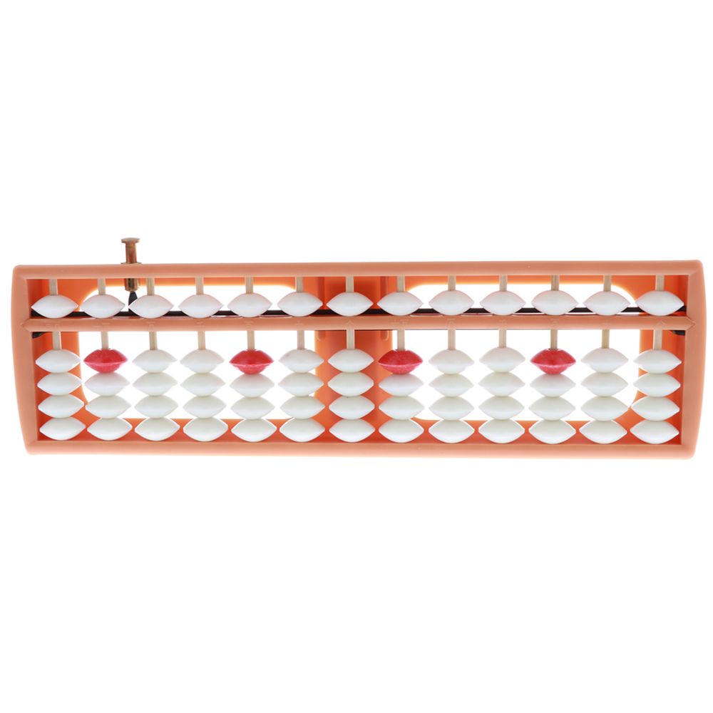 marque generique - 13 tiges blanches perles abacus nombre arithmétique comptage jouet éducatif - Jeux éducatifs