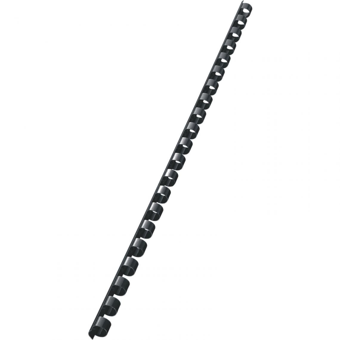 Leitz - LEITZ Baguette de reliure plastique, diamètre: 8 mm, noir () - Accessoires Bureau