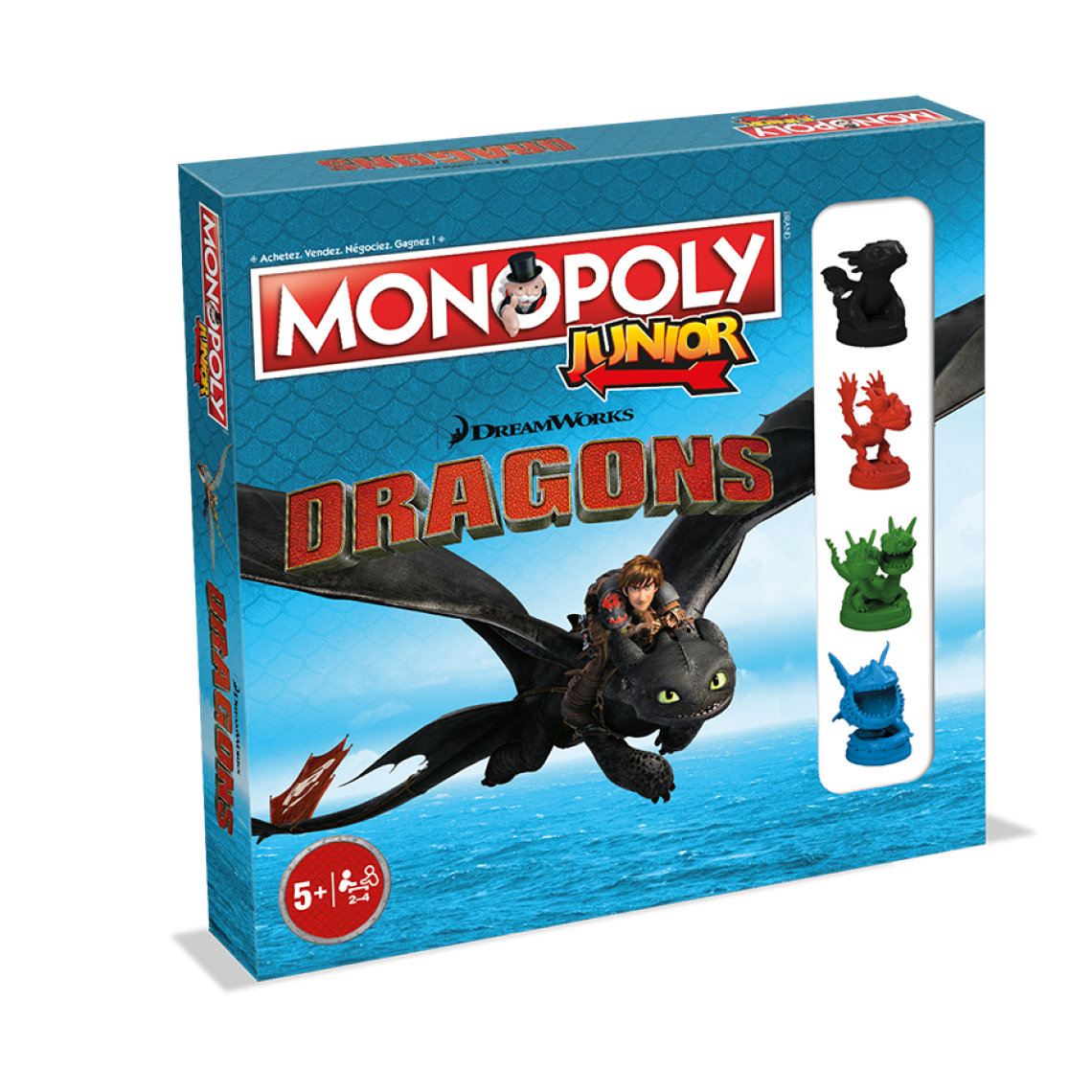 Winning Moves - Monopoly Junior Dragon - Jeux d'adresse