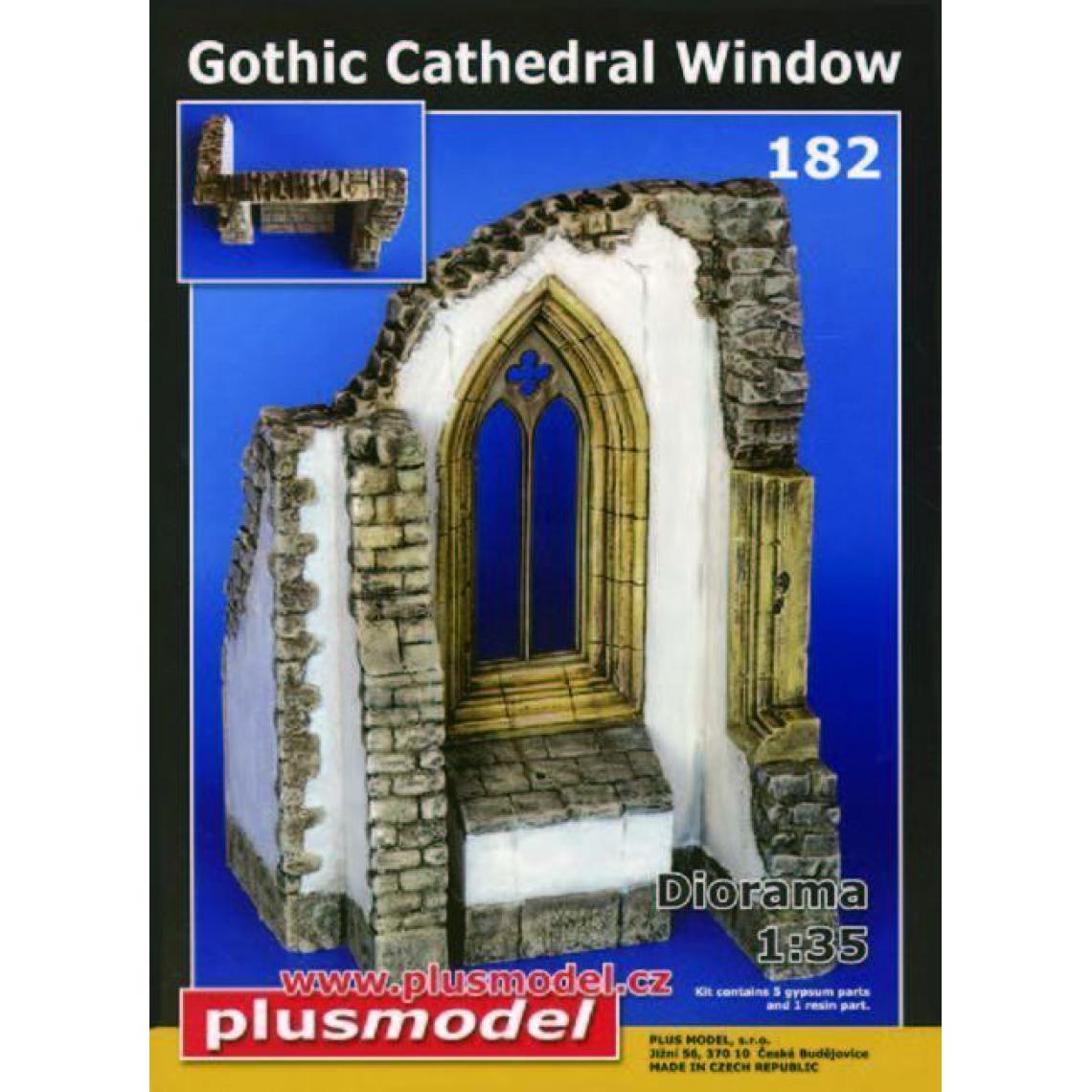 Plus Model - Gotisches Kathedralen Fenster - 1:35e - Plus model - Accessoires et pièces