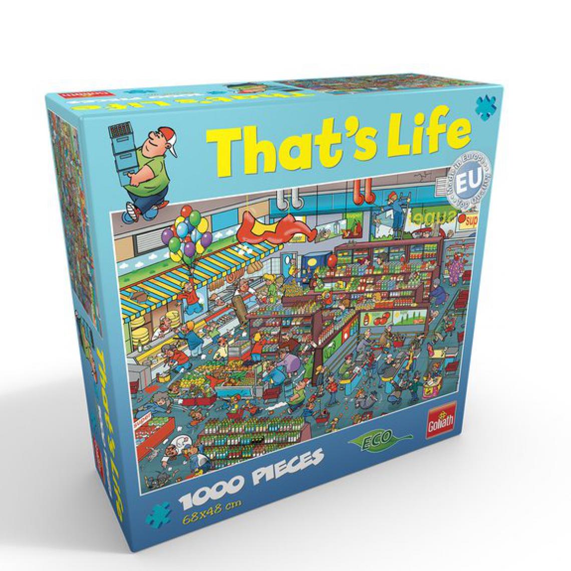 Ludendo - Puzzle 1000 Pièces That's Life - Supermarket - Animaux