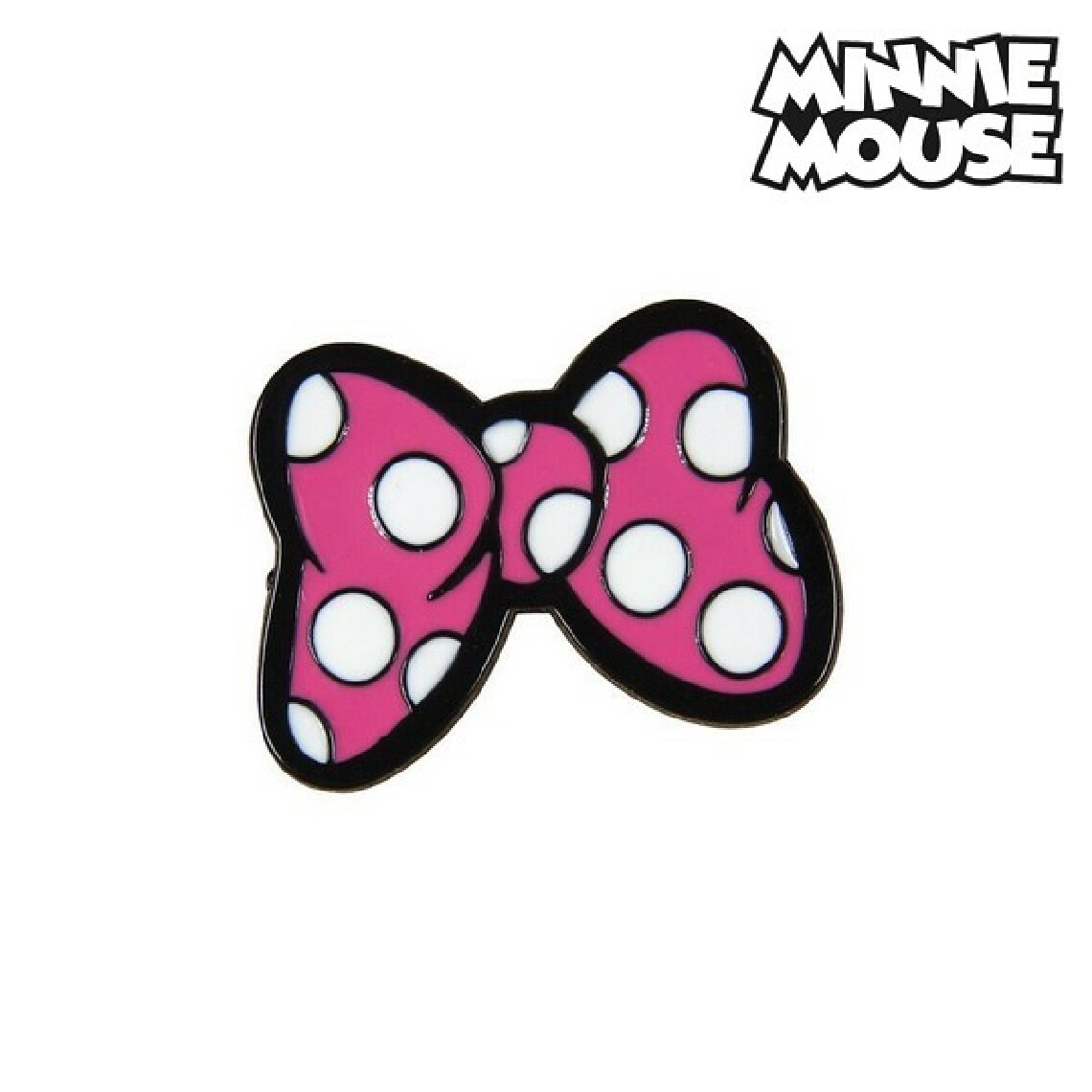 Minnie Mouse - Broche Minnie Mouse Métal Rose - Accessoires Bureau