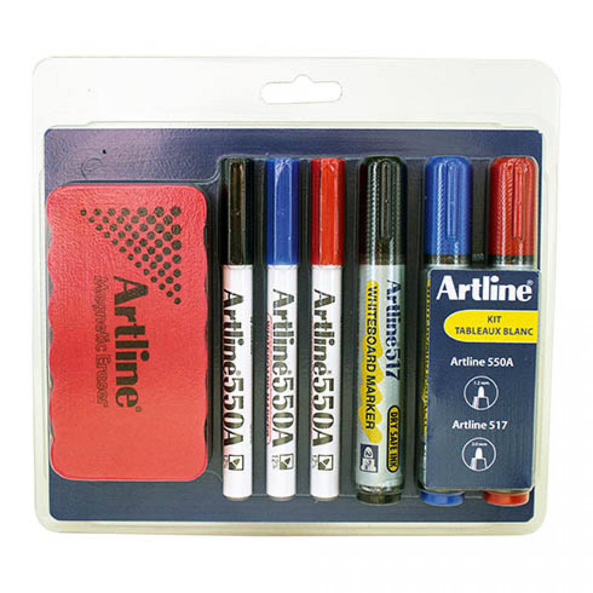 Art Line - Kit d'accessoires Artline pour tableau blanc - Accessoires Bureau