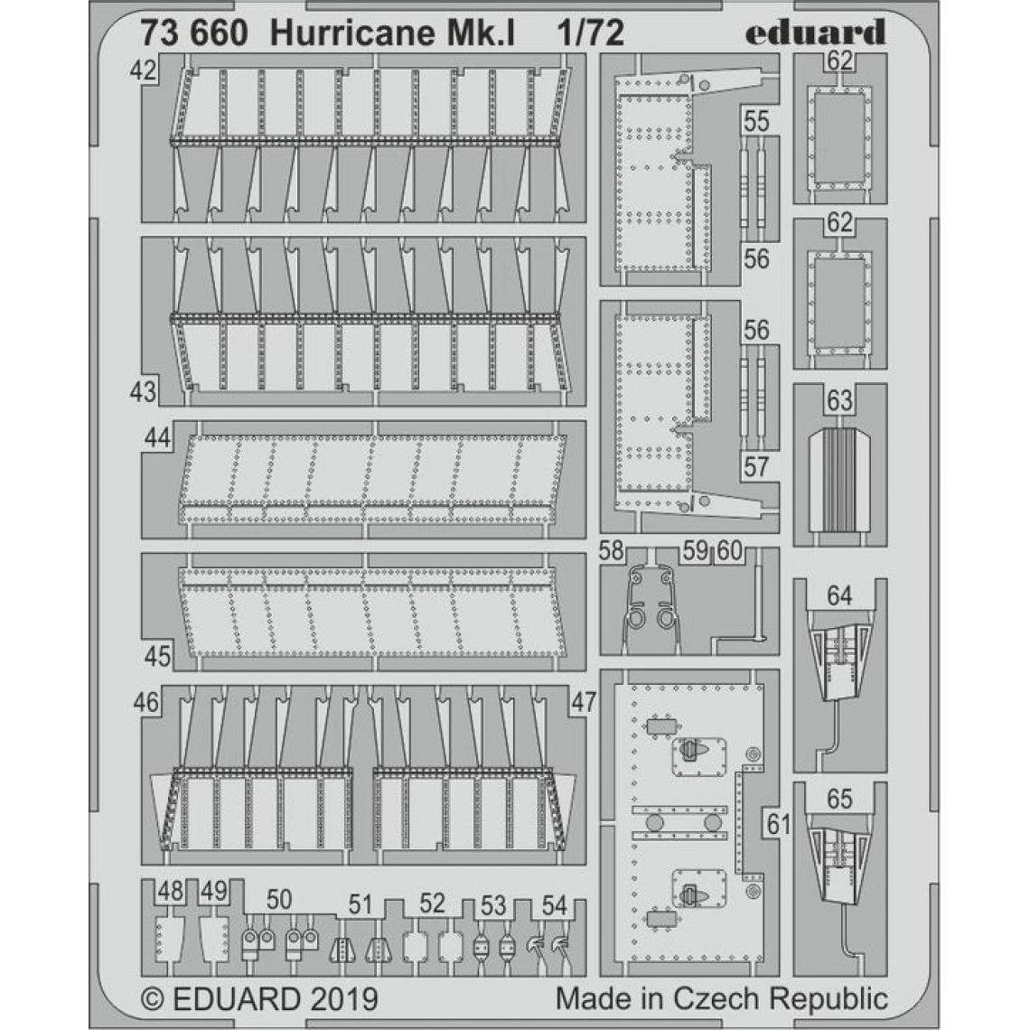 Eduard - Hurricane Mk.I for Airfix - 1:72e - Eduard Accessories - Accessoires et pièces