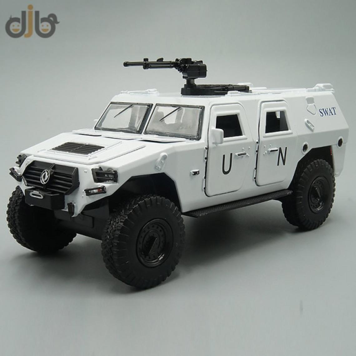 Universal - 1: 32 Jouets de modèle militaire moulés sous pression, lampes acoustiques pour véhicules de maintien de la paix des soldats de Dongfeng(blanche) - Voitures