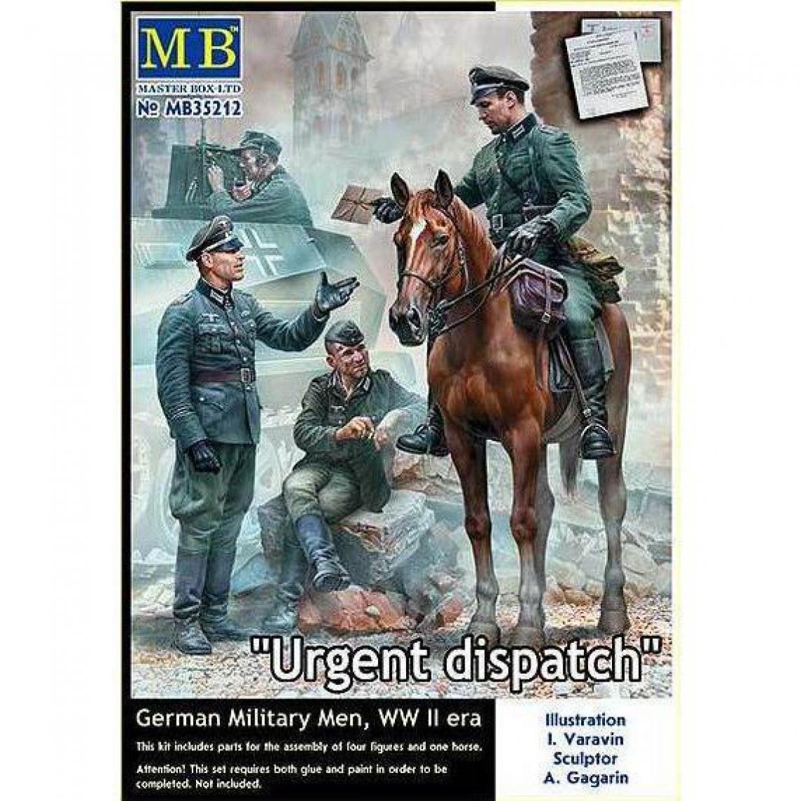 Master Box - Urgent Dispatch. German Military Men, WWII era - 1:35e - Master Box Ltd. - Accessoires et pièces