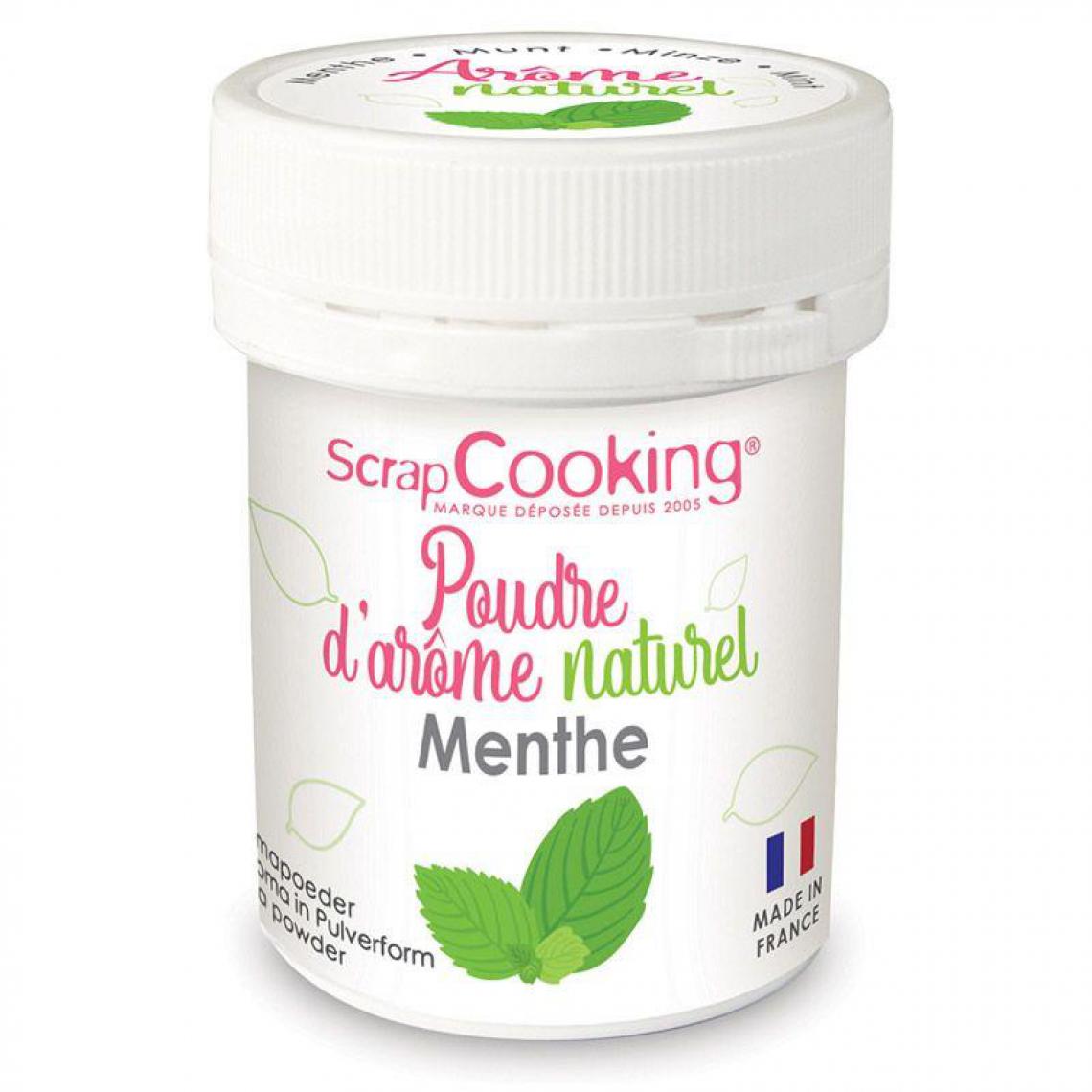 Scrapcooking - Arôme alimentaire naturel en poudre 15 g - Menthe - Kits créatifs