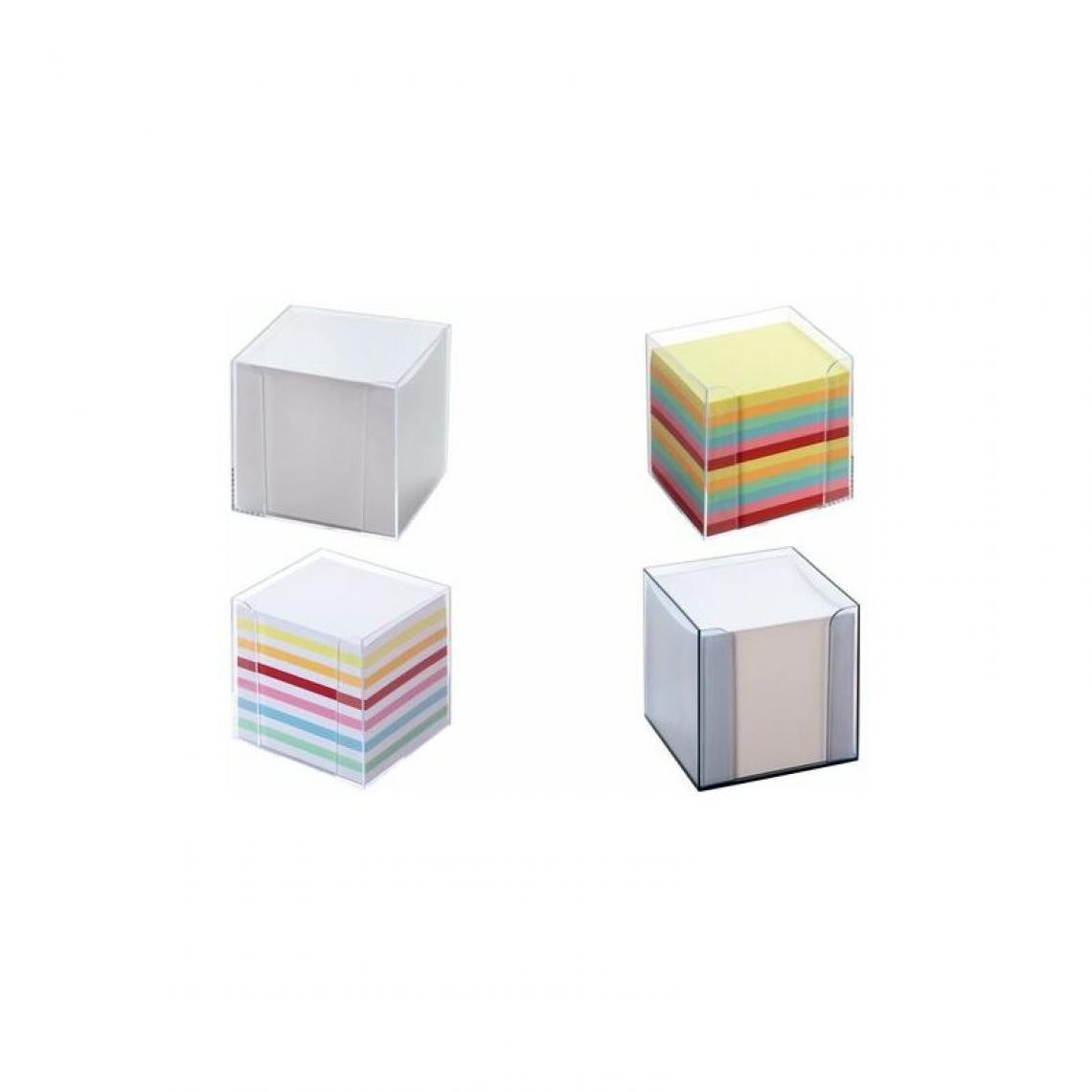 Folia - folia Bloc cube avec boîtier, plastique, transparent () - Accessoires Bureau
