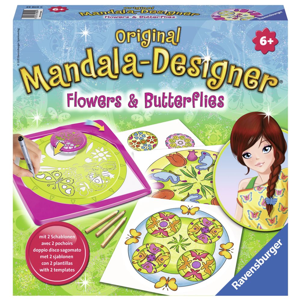 Ravensburger - Mandala Designer Flowers & butterflies - 29809 - Dessin et peinture