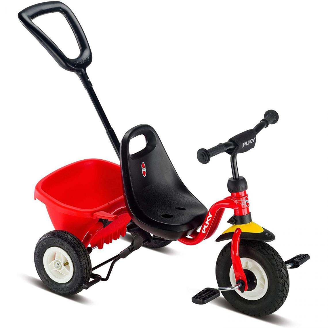 PUKY - Puky 2375 - Tricycle enfant Ceety Air, roues gonflables, rouge - Tricycle