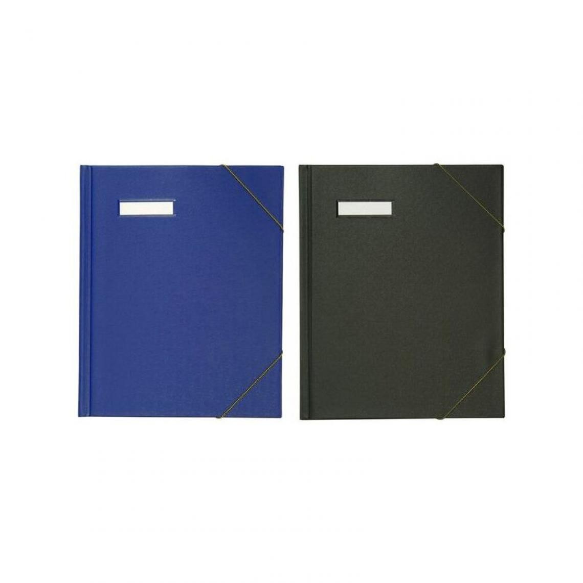 Elba - ELBA Chemise à courrier A4 en PVC, avec élastiques, bleu () - Accessoires Bureau