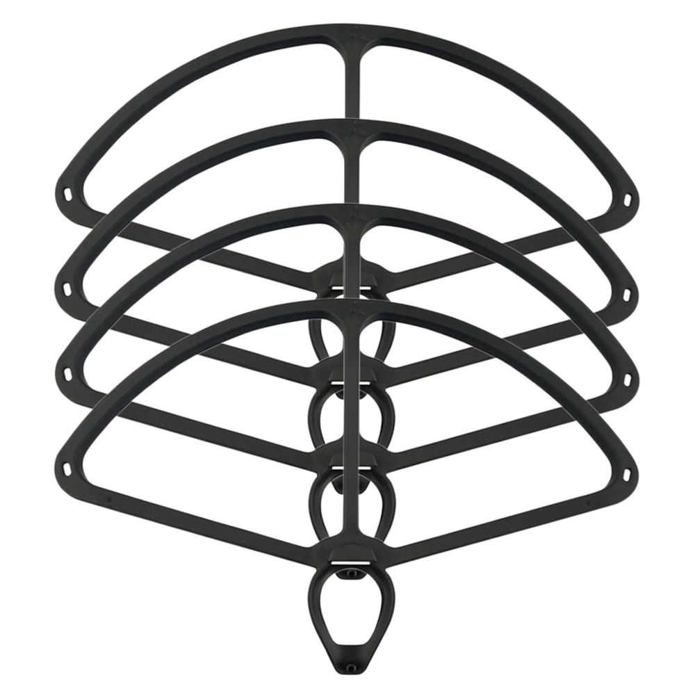 marque generique - 4 pièces hélice cadre de protection anneau pour dji phantom 4 noir - Accessoires et pièces