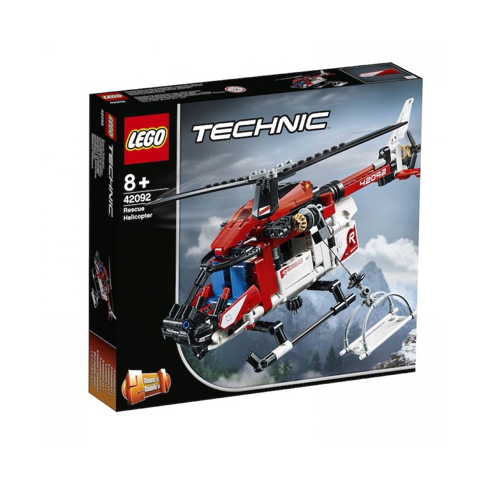 Lego - L'hélicoptère de secours - 42092 - Briques Lego