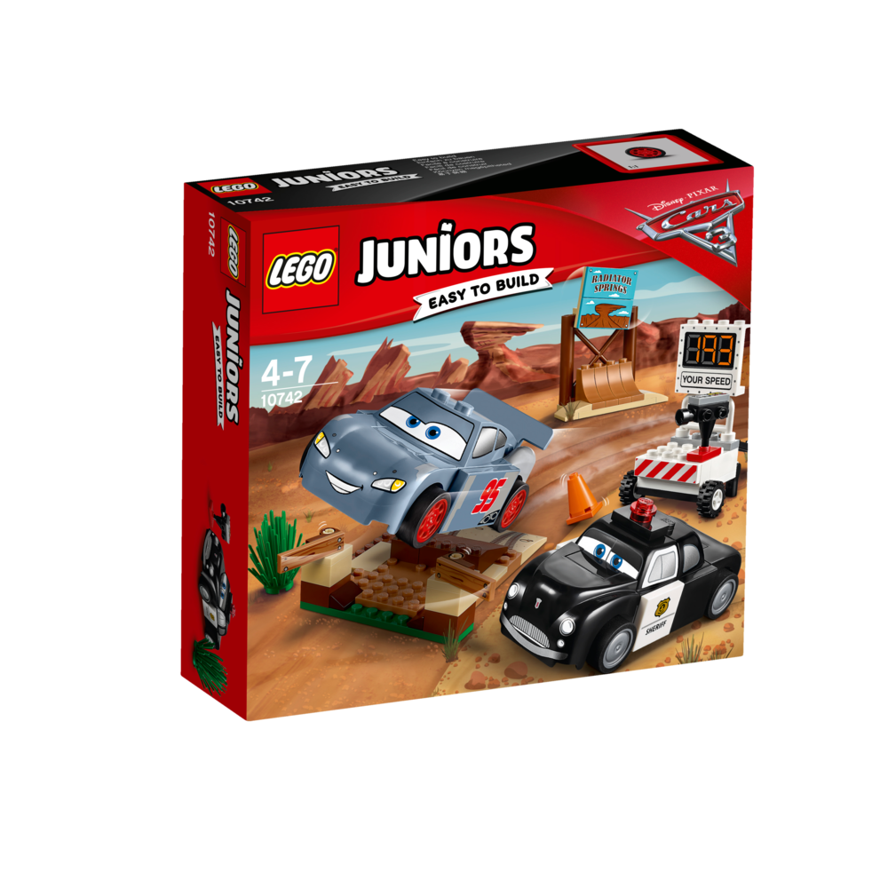 Lego - LEGO® Juniors Disney Pixar Cars 3 - La piste d'entraînement de la Butte à Willy - 10742 - Briques Lego