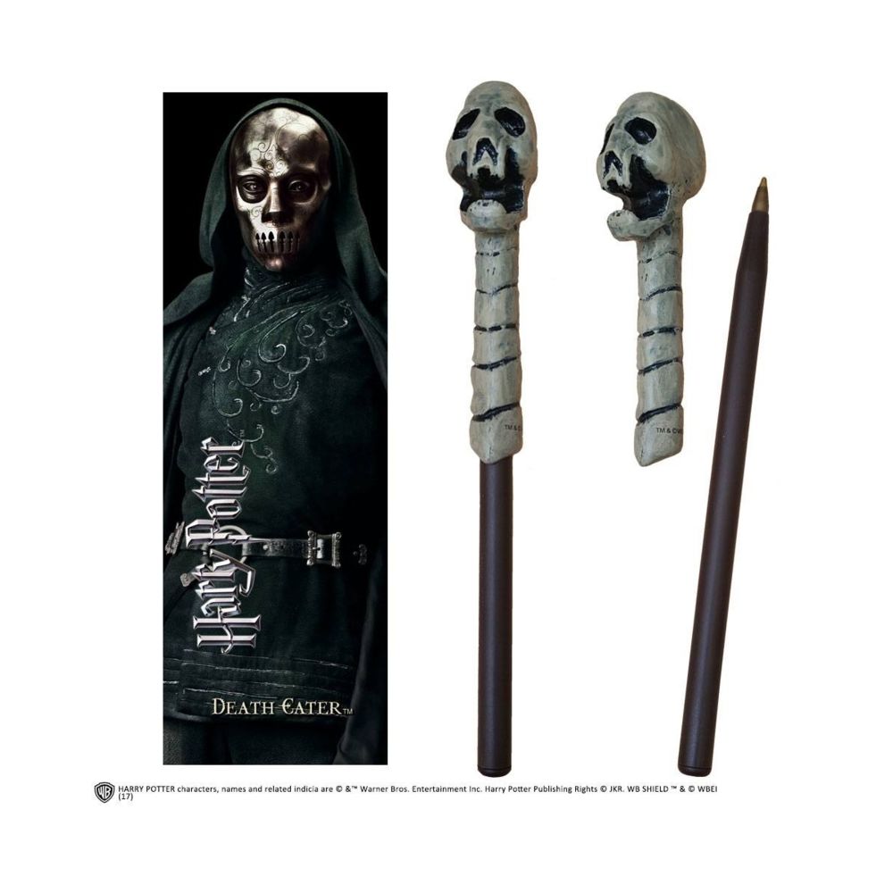 Noble Collection - Harry Potter - Set stylo à bille et marque-page Death Eater - Accessoires Bureau