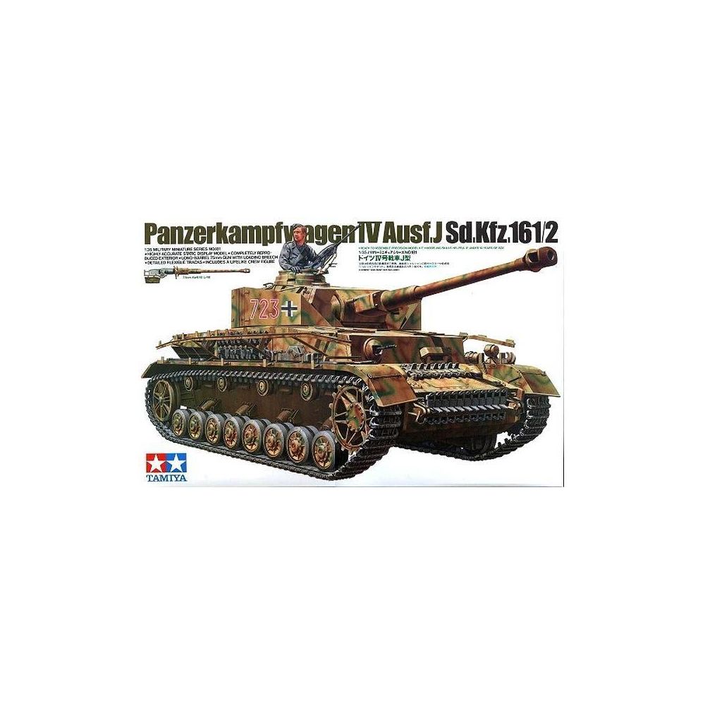 Tamiya - Maquette Char Panzerkampfwagen Iv Ausf J Sd.kfz.161/2 - Chars