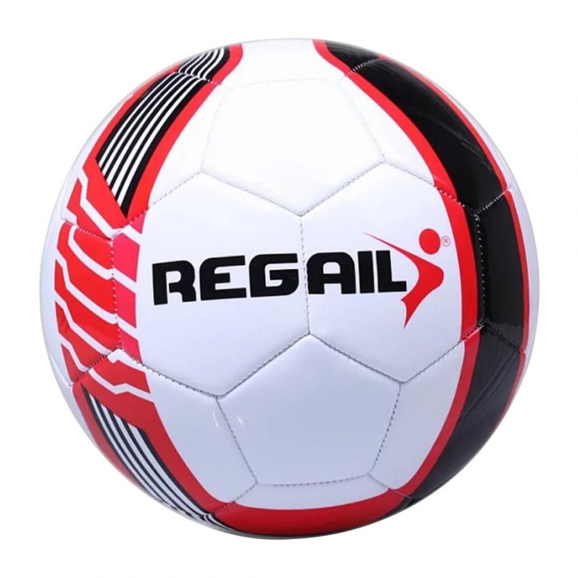 Wewoo - REGAIL n ° 5 en cuir PU cousu à la machine de football pour la formation des adolescents rouge - Jeux de balles