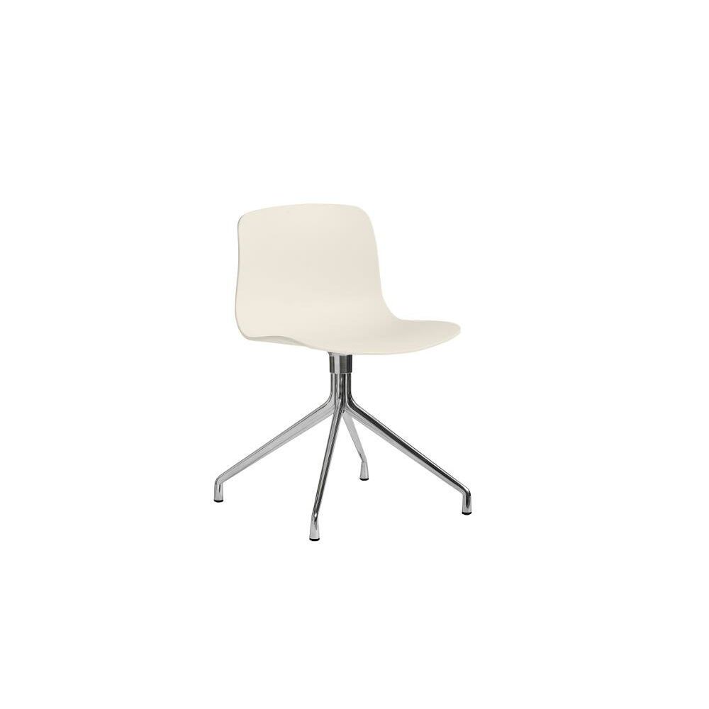 Hay - About a Chair AAC 10 - aluminium poli - blanc crème - Bureaux
