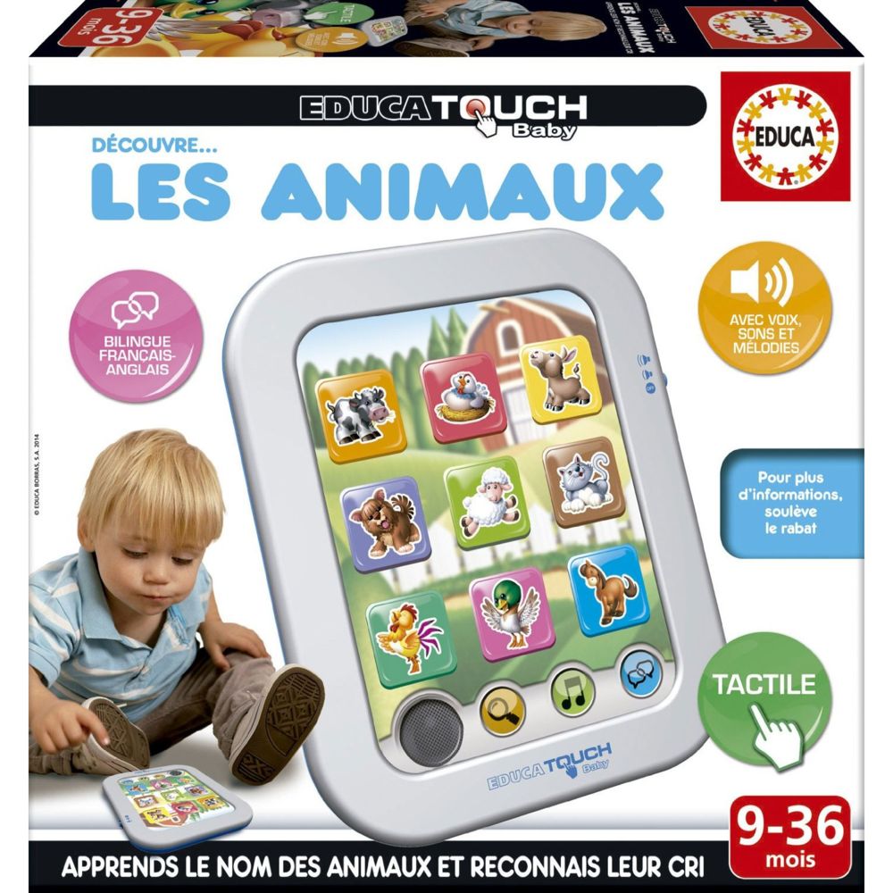 Educa - Educa Touch Baby : Animaux - Jeux éducatifs