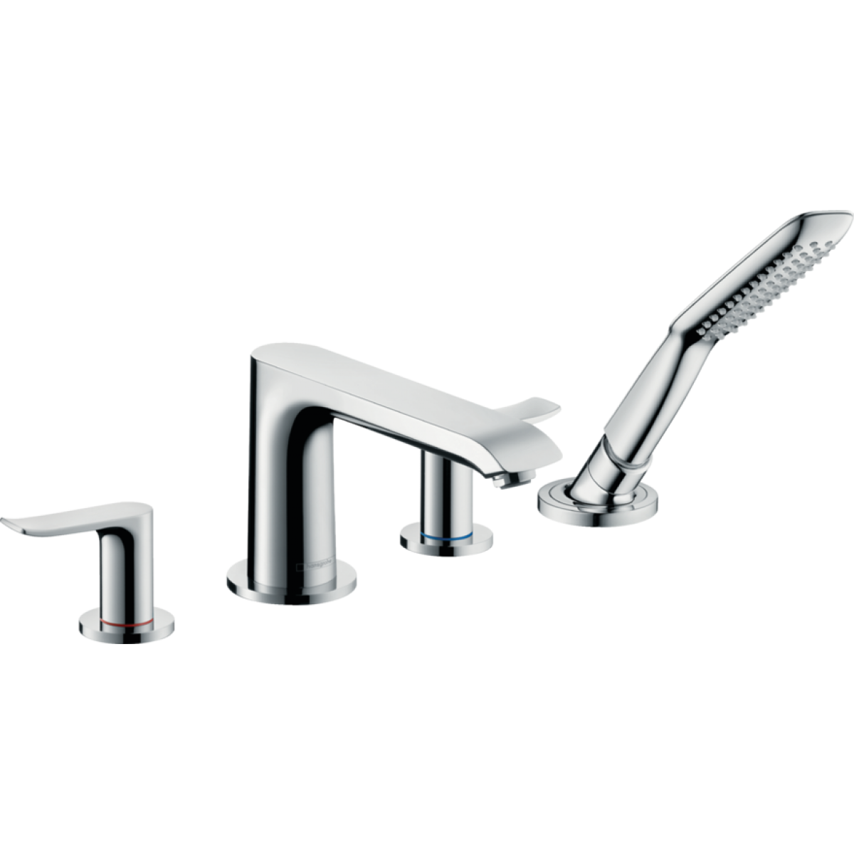 Hansgrohe - Hansgrohe - Set de finition Mélangeur Metris 4 trous pour montage sur bord de baignoire finition chromé - Accessoires de salle de bain