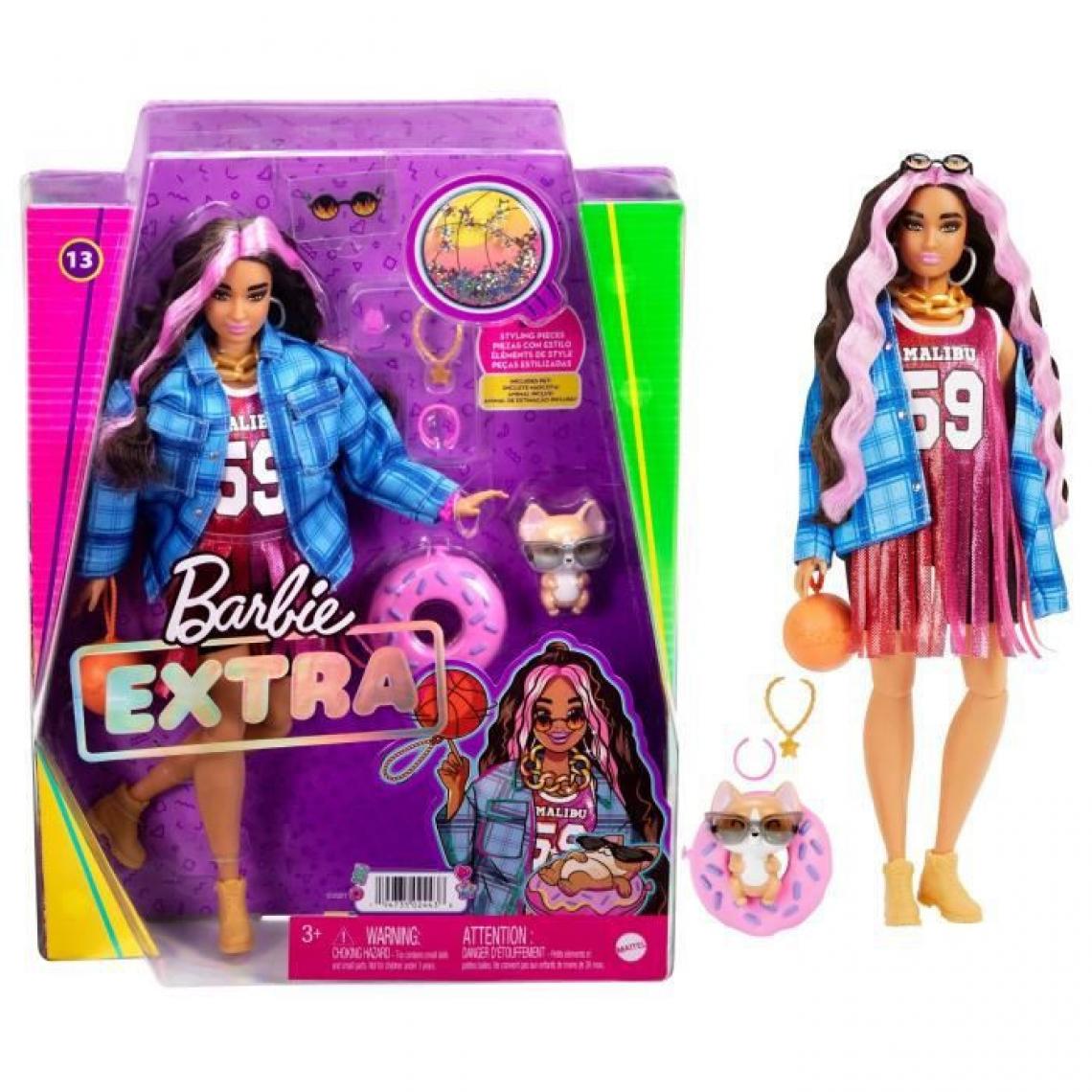 Mattel - Barbie - Barbie Extra Robe Basketball - Poupée - Poupées