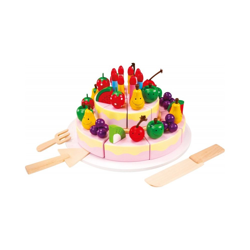 Small Foot Company - Gâteau d’anniversaire à découper - Cuisine et ménage