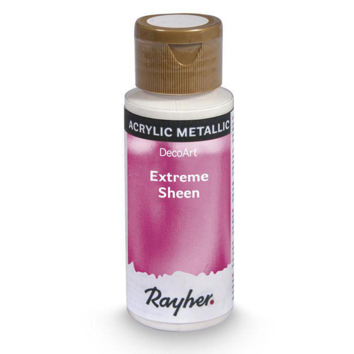 Rayher - Peinture acrylique métal 59 ml - rose - Dessin et peinture