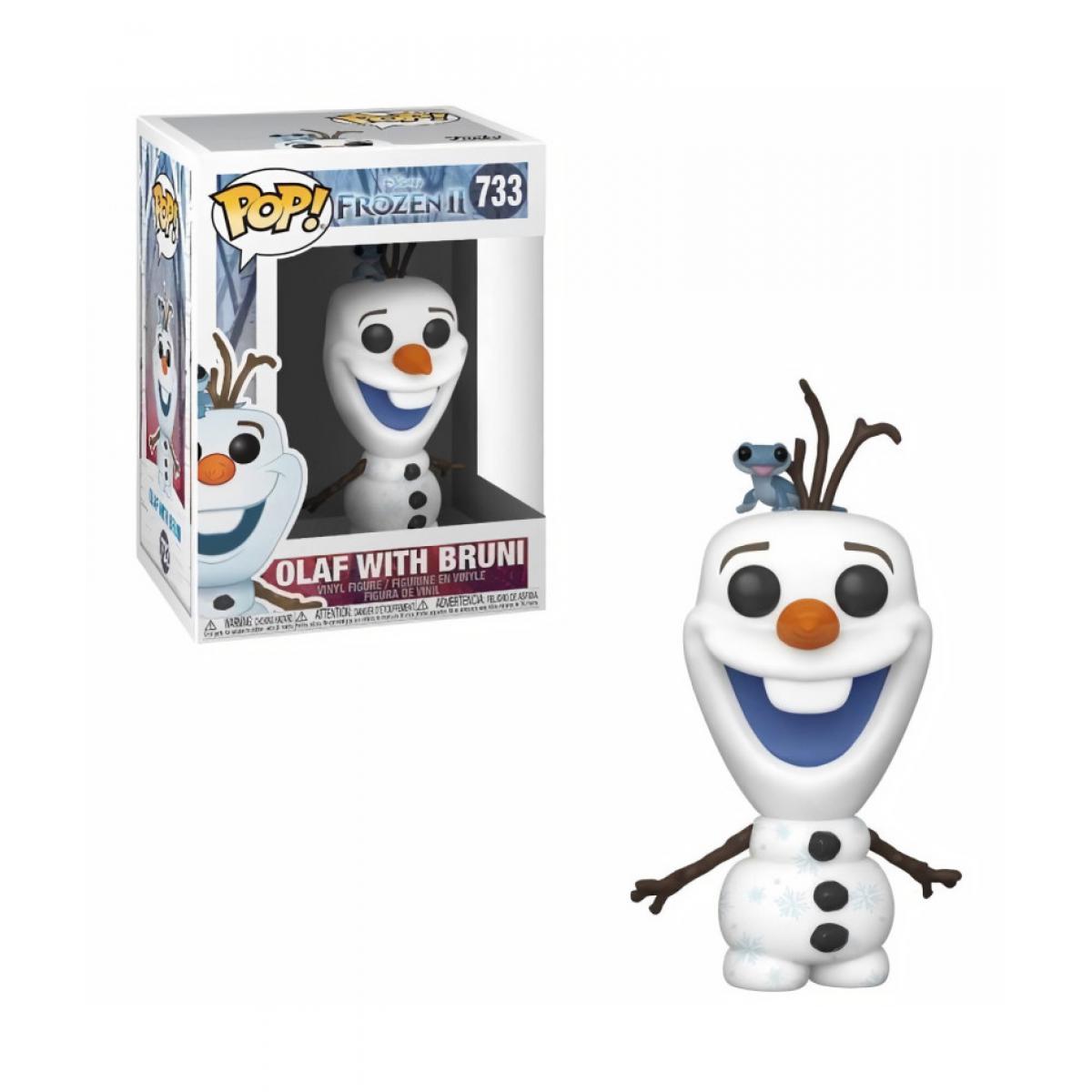 Funko - Figurine Funko Pop! Disney: Frozen 2 - Olaf with Bruni - Mangas