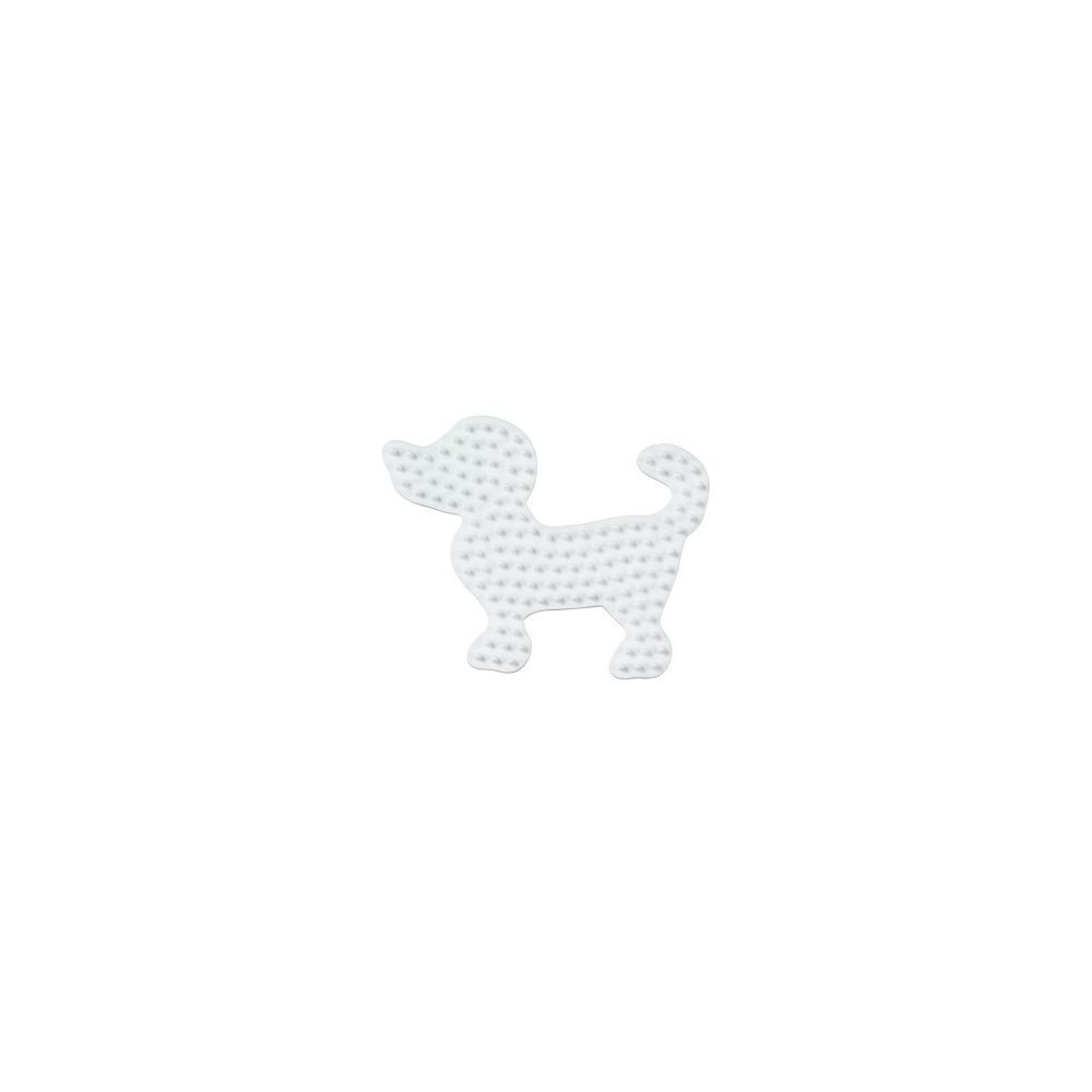 Hama - Plaque pour perles à repasser Hama Midi : petit chien - Perles