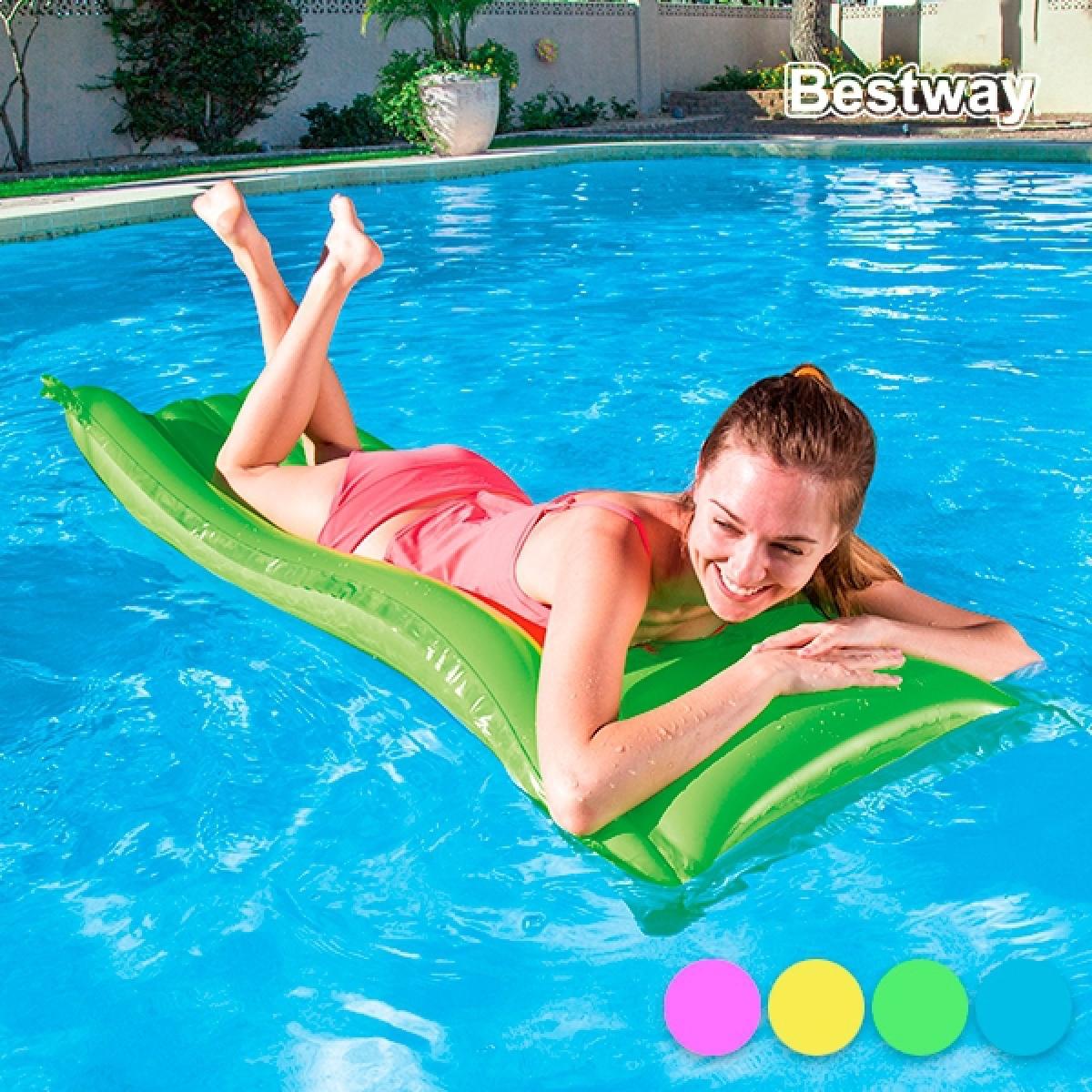 Totalcadeau - Matelas bouée gonflable colorée piscine mer jaune - Jeux d'adresse