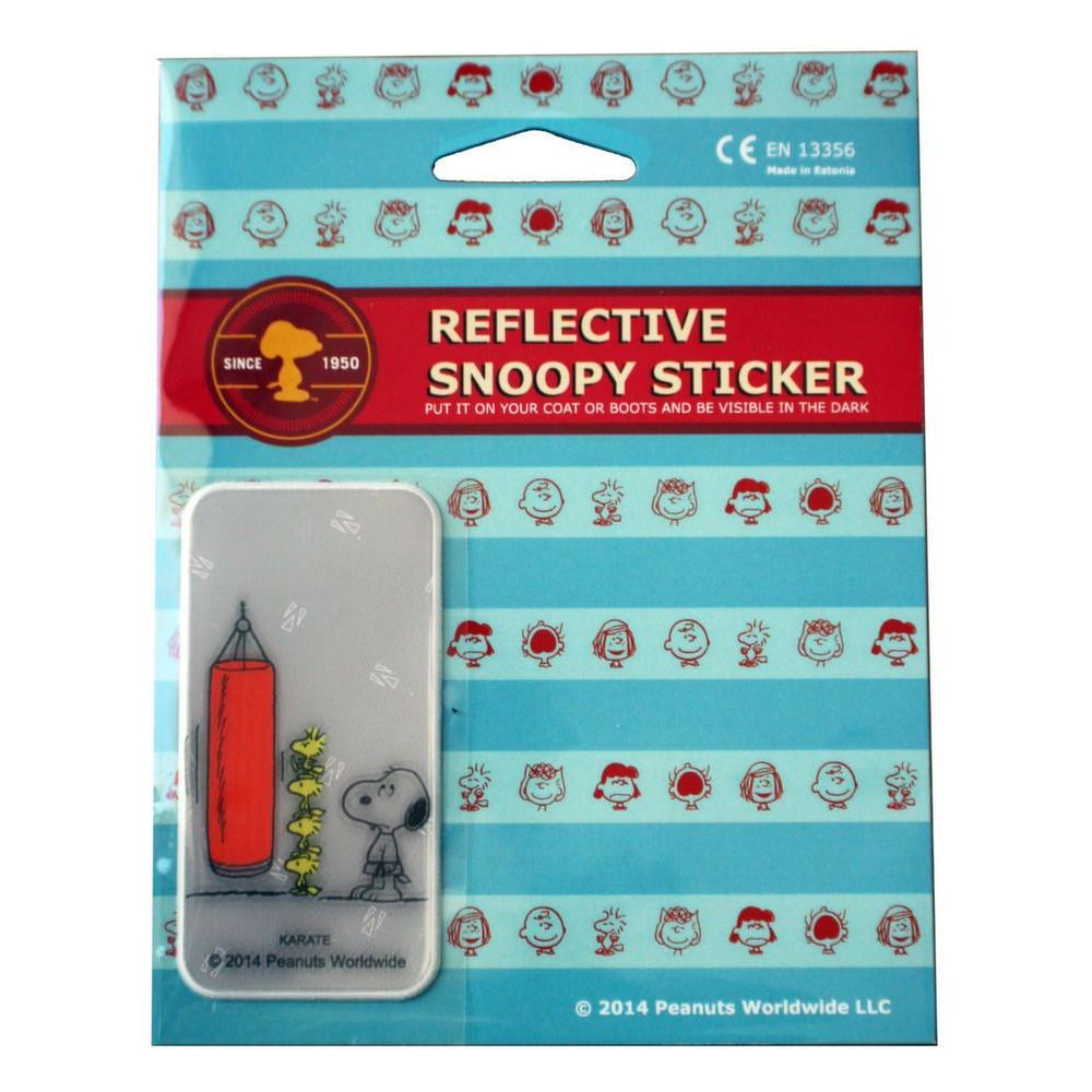 Softreflector - Sticker réfléchissant Snoopy Snoopy Karaté - Jeux de récréation