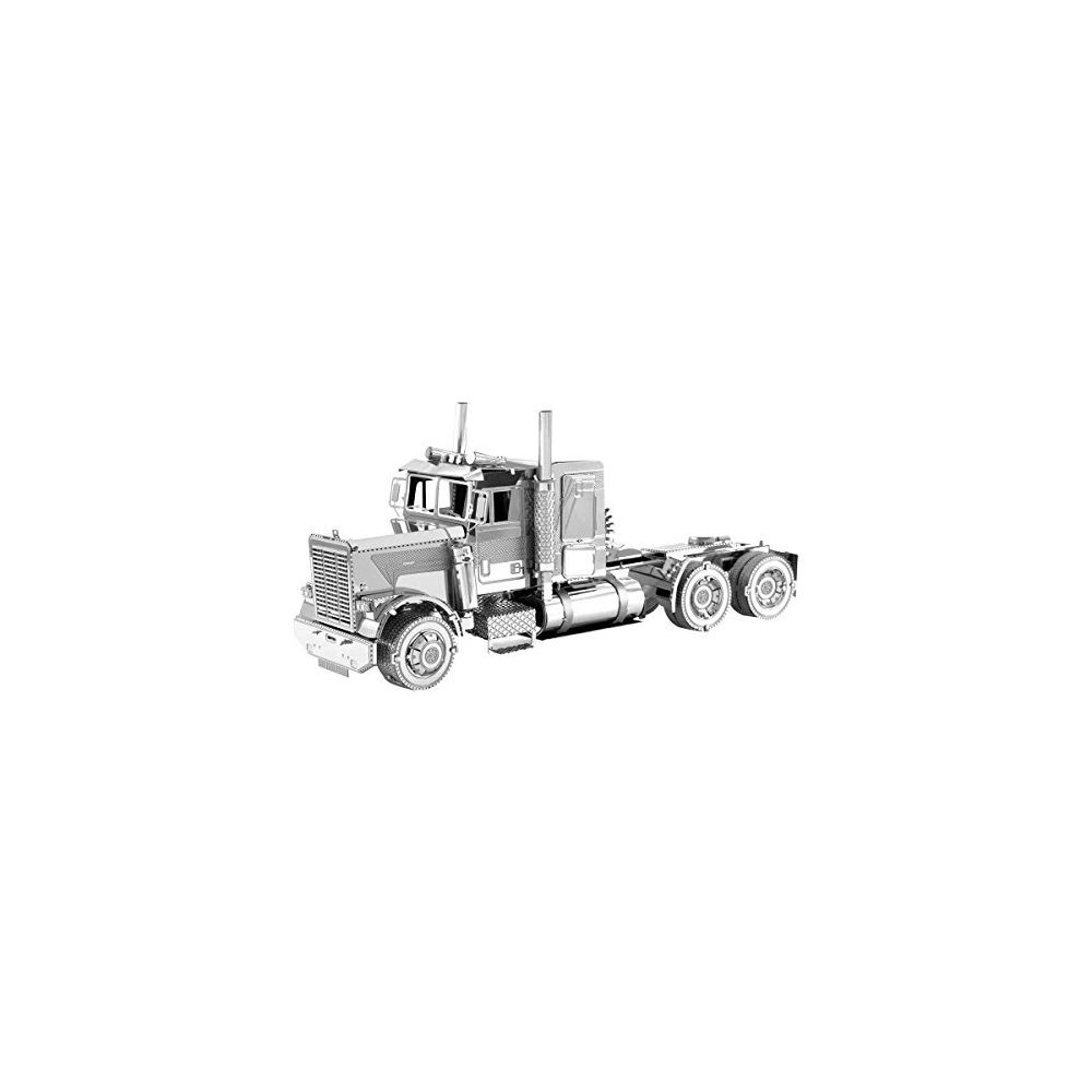 Fascinations - Fascinations Metal Earth Freightliner Long Nose Truck 3D Metal Model Kit - Accessoires maquettes