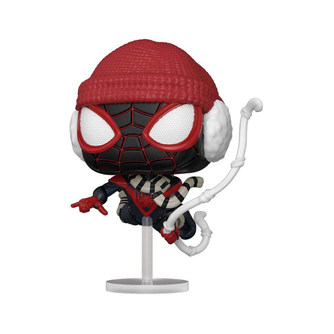 Funko - Marvel's Spider-Man - Figurine POP! Miles Morales Winter Suit 9 cm - Films et séries