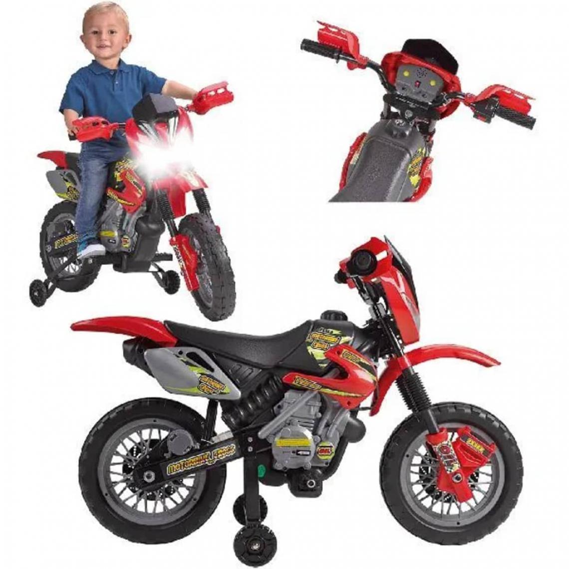 Feber - Mini moto cross 6V de Feber modo cross électrique pour enfant - Véhicule électrique pour enfant
