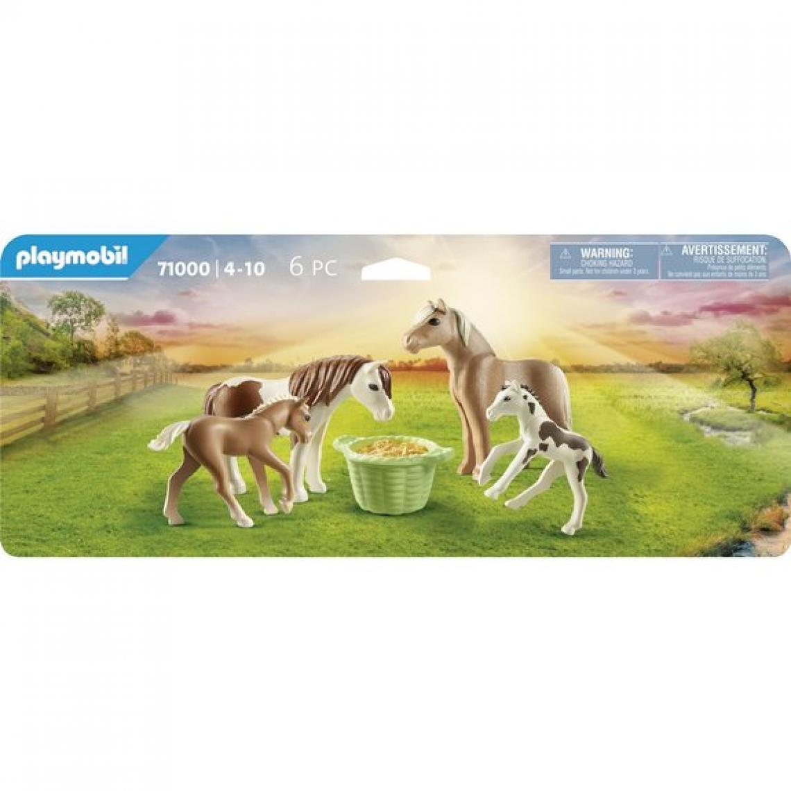 Ludendo - 2 poneys islandais et poulains Playmobil Country 71000 - Animaux