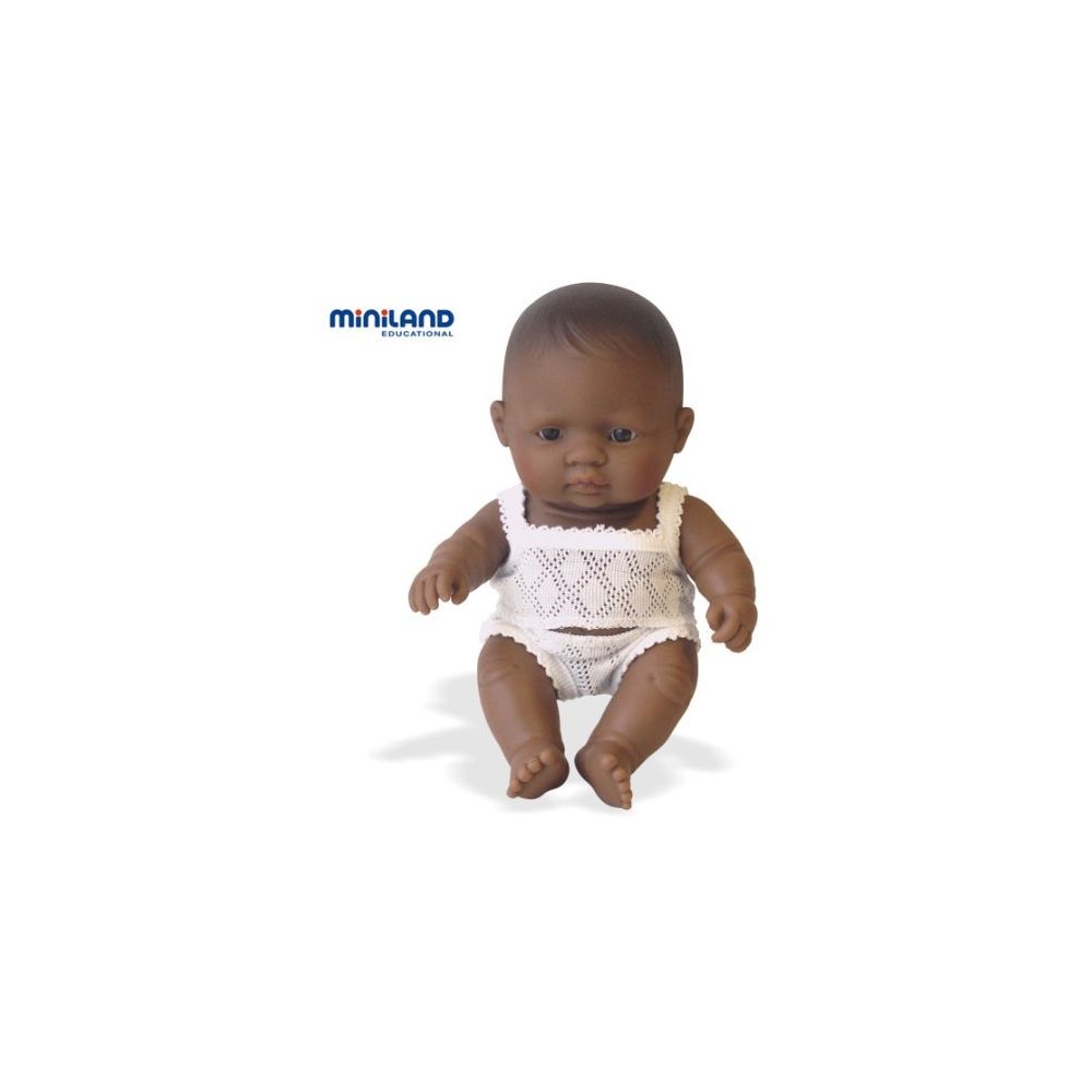 Miniland - Miniland Newborn Baby Doll Latinamerican (21Cm 8 2/8) - Poupées